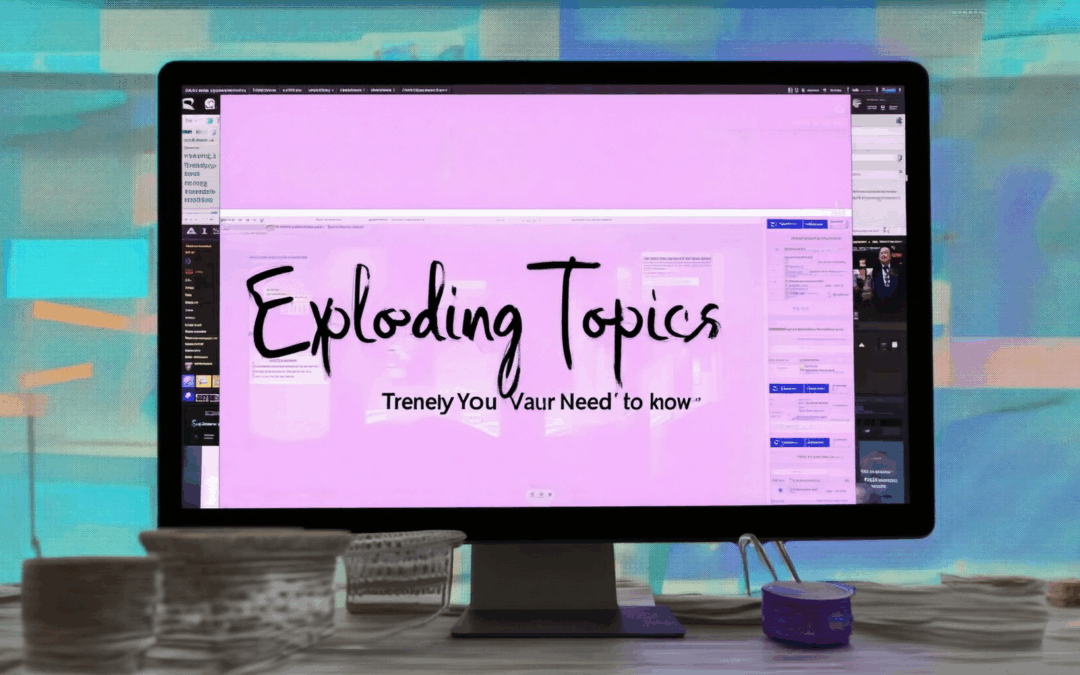 Exploding Topics: The Ultimate News Platform for Trending Topics You Need to Know