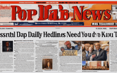 Essential Daily News Updates: Top Headlines You Need to Know