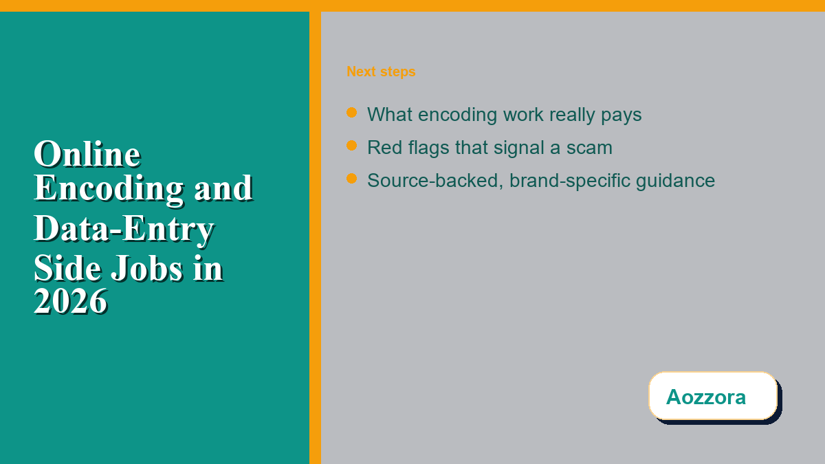 Online Encoding and Data-Entry Side Jobs in 2026: What Actually Pays - privacy tips